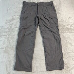 First Tactical V2 Tactical Pants Mens 38x30 Gray Ripstop Cargo Work Utility EUC